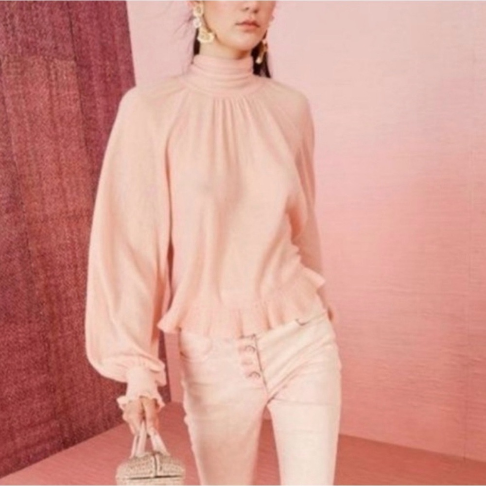 Ulla Johnson Clover Neck-Tie Cashmere Sweater